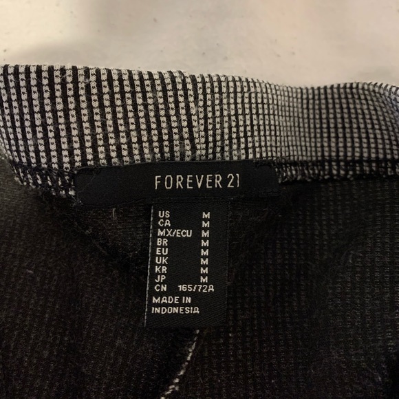 Forever 21 Striped grey leggings - Picture 2 of 3